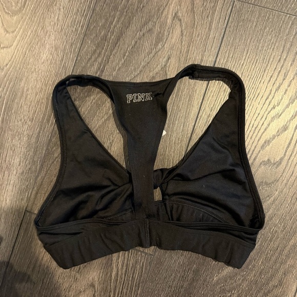 Set of Five Sports Bras in Blue, Black, Pink, and Green - Picture 5 of 6